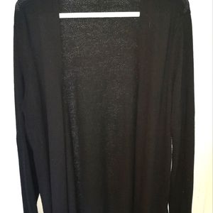 Long Black Cardigan
